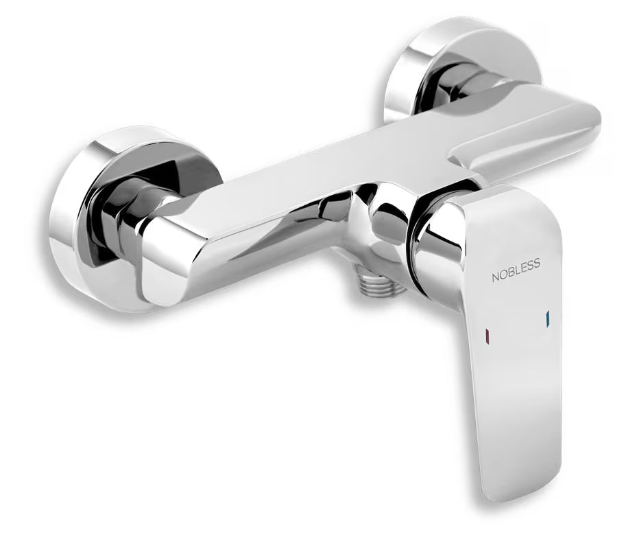 Novaservis Nobless Tina jednoručna baterija zidna miješalica za tuš u krom izvedbi bez tuš seta