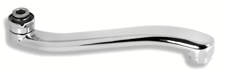 Kromirani mesingani izljevni krak Novaservis pro slavine Metalia i Titania Iris.