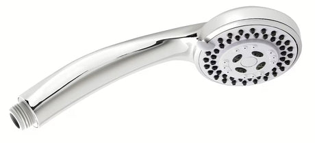 Kromirana ručna ručni tuš Novaservis s pet načina mlaza i promjerom 80 mm.