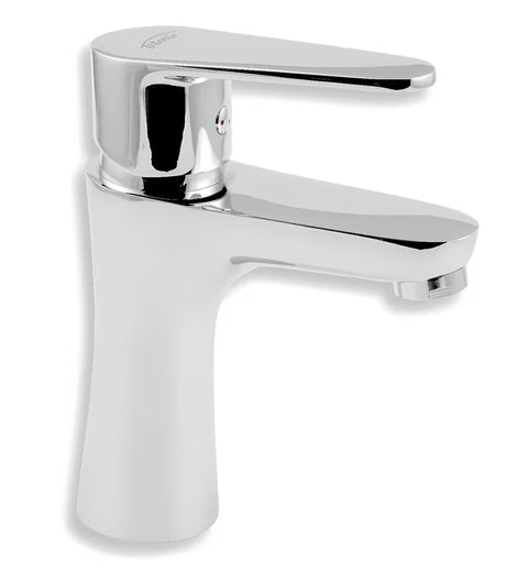 Kromirana jednoručna baterija stojeća miješalica za umivaonik Novaservis Titania Fresh bez odvoda