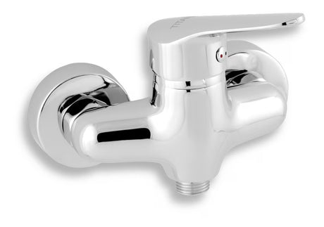 Kromirana jednoručna baterija miješalica za tuš Novaservis Titania Iris New pro za zidnu montažu