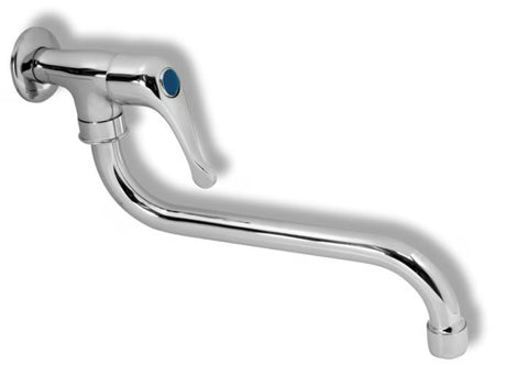 Novaservis Titania Iris ventil za umivaonik za hladnu vodu u krom izvedbi s okretnim izljevom