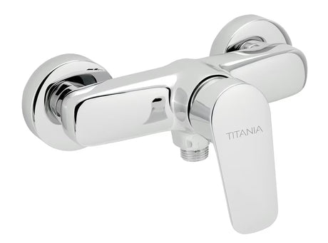 Novaservis Titania Pure jednoručna baterija zidna miješalica za tuš u krom izvedbi bez tuš seta