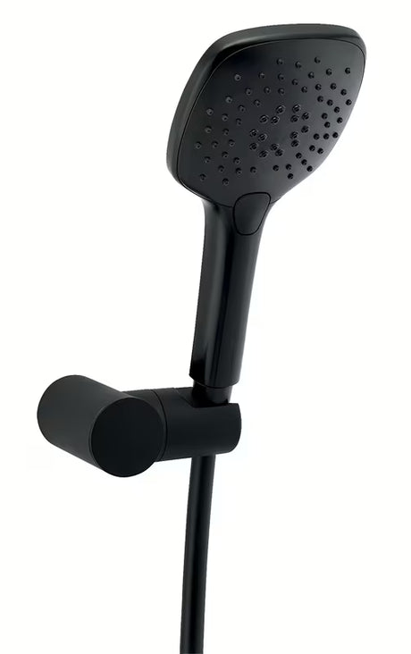 Kadni tuš set Novaservis u mat crnoj boji s ručnim tušem s 3 funkcije i crijevom 150 cm