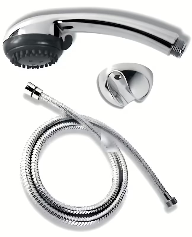 Kromirani set za kadu Novaservis Minifast s ručnom tuš slušalicom, metalnim crijevom 150 cm i zidnim držačem