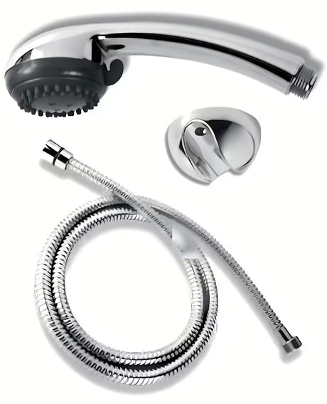Kromirani set za kadu Novaservis Minifast s ručnom tuš slušalicom, metalnim crijevom 150 cm i zidnim držačem