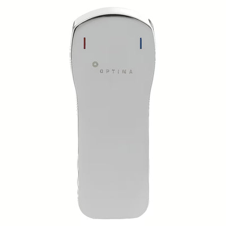 Kromirana jednoručna baterija stojeća miješalica za bide Optima Cube Way s odvodom i fleksibilnim perlatorom