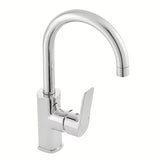 Kromirana jednoručna baterija stojeća miješalica za sudoper Optima Cube Way sa zakretnim izljevom