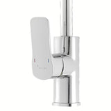 Kromirana jednoručna baterija stojeća miješalica za sudoper Optima Cube Way sa zakretnim izljevom