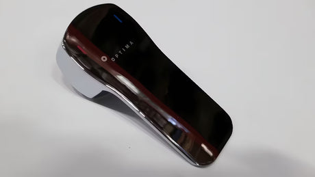 Kromirana zamjenska ručica Optima Cube Way modernog četvrtastog dizajna pro za upravljanje vodom.