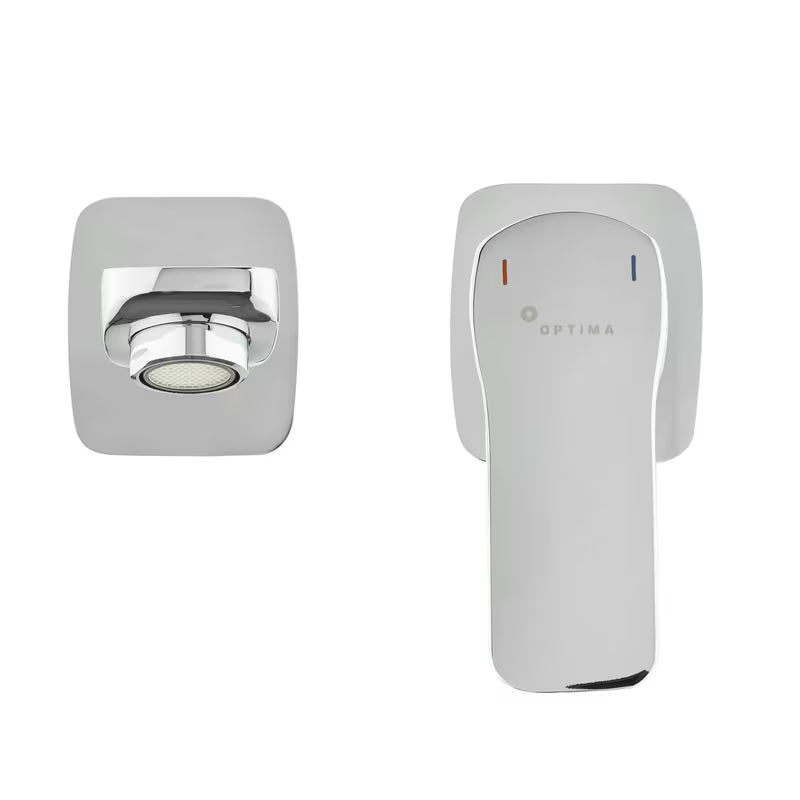 Optima Cube Way podžbukna miješalica za umivaonik u krom izvedbi s fleksibilnim perlatorom