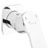 Optima Cube Way podžbukna miješalica za umivaonik u krom izvedbi s fleksibilnim perlatorom