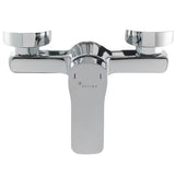 Kromirana zidna jednoručna baterija miješalica za kadu Optima Cube Way bez tuš seta