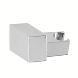 Kromirani zidni nosač ručnog tuša Optima u četvrtastom dizajnu sa zakretnim zglobom