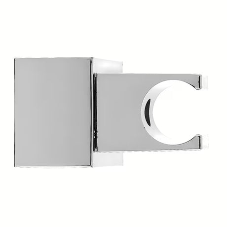 Kromirani zidni nosač ručnog tuša Optima u četvrtastom dizajnu sa zakretnim zglobom