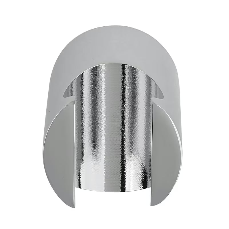 Kromirani zidni fiksni nosač ručnog tuša Optima u okruglom dizajnu