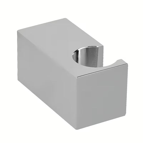 Kromirani zidni fiksni nosač ručnog tuša Optima u četvrtastom dizajnu