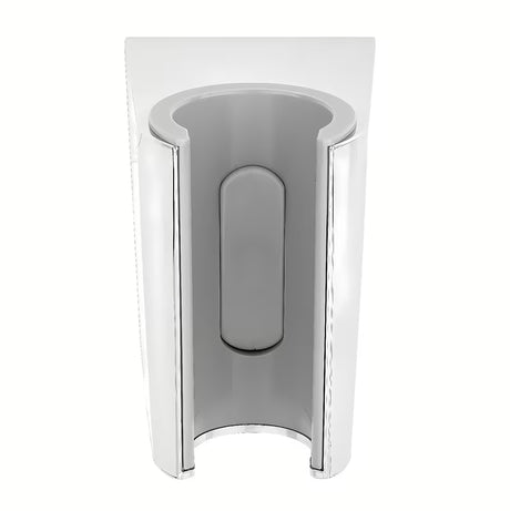 Zidni fiksni nosač ručnog tuša Optima u kromu, zaobljenog dizajna