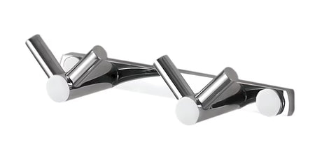 Optima Chrome zidni dvostruka kuka za kupaonicu, za ručnike i odjeću