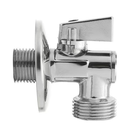 Potpuno metalni kutni ventil Optima 1/2x3/4 s plastičnom klapnom i integriranim filtrom