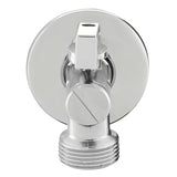 Potpuno metalni kutni ventil Optima 1/2x3/4 s plastičnom klapnom i integriranim filtrom