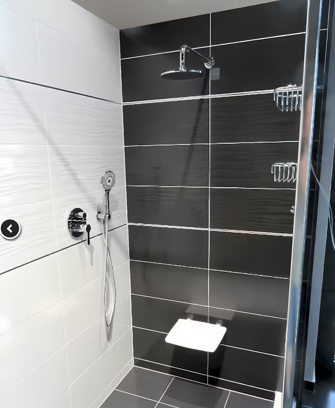 Okrugli mesingani nadglavni tuš Optima Chrome promjera 20 cm, u krom izvedbi