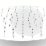 Okrugla mjedena nadglavni tuš Optima Chrome promjera 30 cm u krom izvedbi.