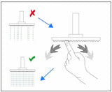 Mesingani kvadratni nadglavni tuš Optima Chrome u krom izvedbi, dimenzija 30 x 30 cm.