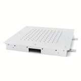 Ugradbeni mesingani nadglavni tuš Optima Chrome četvrtastog dizajna, dimenzija 43x43 cm.