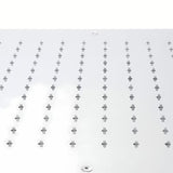 Ugradbeni četvrtasti nadglavni tuš Optima Chrome 50x50 cm u krom izvedbi