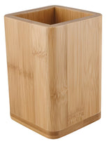 Samostojeći  bambus posuda Optima Latia jednostavnog dizajna za kupaonicu.