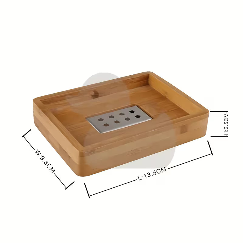 Samostojeći  posuda za sapun Optima Latia od drva u elegantnom dizajnu.