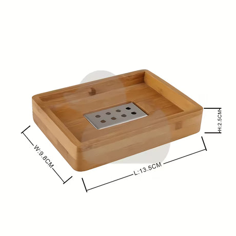 Samostojeći  posuda za sapun Optima Latia od drva u elegantnom dizajnu.