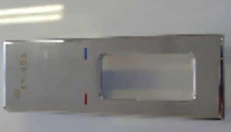 Kromirana ručica Optima Levanta modernog četvrtastog dizajna pro za upravljanje protokom i temperaturom vode.