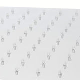 Mesingani kvadratni nadglavni tuš Optima Chrome u krom izvedbi, dimenzija 30 x 30 cm.