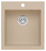 Granitni sudoper  Optima Pablo pro za nadgradnu ugradnju, bež mat izvedba