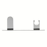 Optima podžbukni priključak tuševi u kromu s držačem ručne tuševi u zaobljenom dizajnu