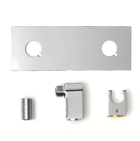 Optima podžbukni priključak tuševi u kromu s držačem ručne tuševi u zaobljenom dizajnu