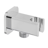 Optima podžbukni priključak u kromu s integriranim držačem za ručnu tuševi