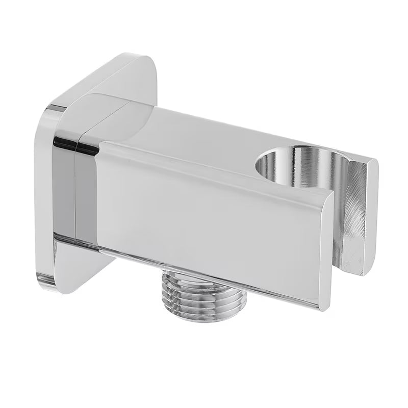 Optima podžbukni priključak u kromu s integriranim držačem za ručnu tuševi