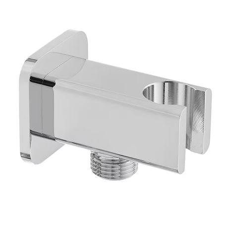 Optima podžbukni priključak u kromu s integriranim držačem za ručnu tuševi