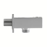 Optima podžbukni priključak u krom izvedbi s praktičnim držačem za ručnu tuševi.