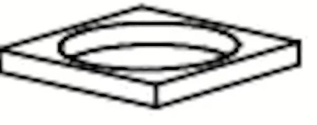 Postolje ispod set za kadu Optima LE280 kao zamjenski dio pro za jednostavnu montažu i pouzdanu potporu.