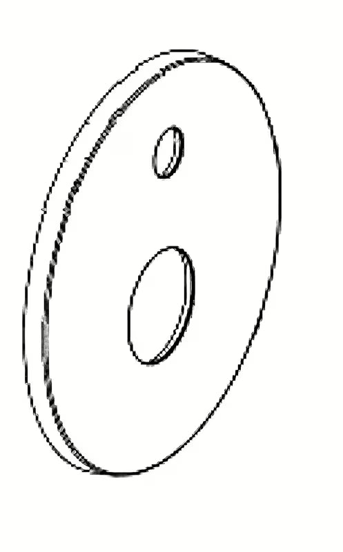 Zamjenska kromirana rozeta Optima pro za slavinu LU215 od mesinga