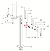 Zamjenski kartuša Optima pro za umivaoničke i miješalice za kadu pro za glatku regulaciju protoka i temperature vode.