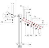 Preusmjerivač Optima pro baterije pro za jednostavno prebacivanje protoka vode između izlaza