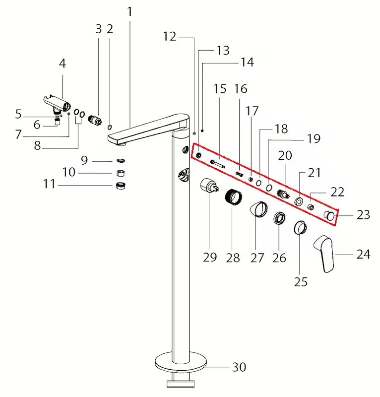 Preusmjerivač Optima pro baterije pro za jednostavno prebacivanje protoka vode između izlaza