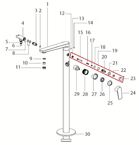 Preusmjerivač Optima pro baterije pro za jednostavno prebacivanje protoka vode između izlaza