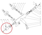 Zamjenska ručica Optima pro za termostatsku kadu miješalicu pro prebacivanje kada/ručni tuš