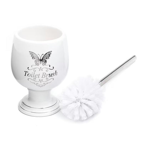 Bijela samostojeći  keramička ČETKA za Wc Optima Provence za kupaonicu u provansalskom stilu.